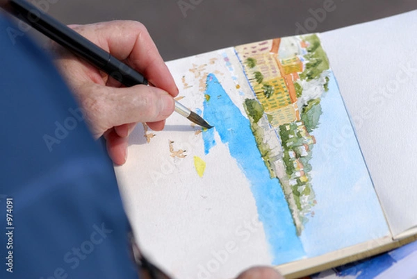 Fototapeta aquarelle