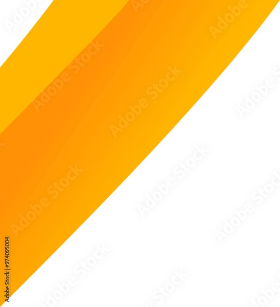 Fototapeta Orange corner design element