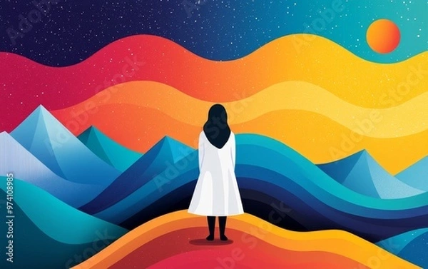 Fototapeta Design a series of inspirational posters to be displayed in oncology clinics