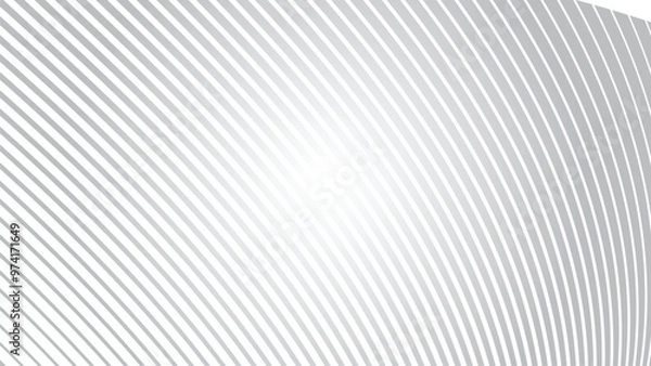 Obraz Gray curved lines abstract background for backdrop or presentation