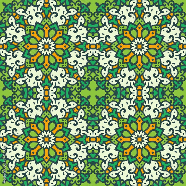 Fototapeta Floral Seamless Vector Pattern