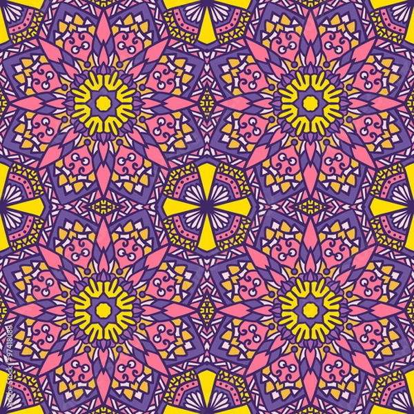 Fototapeta Floral Seamless Vector Pattern