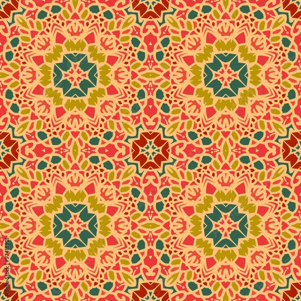 Fototapeta Floral Seamless Vector Pattern