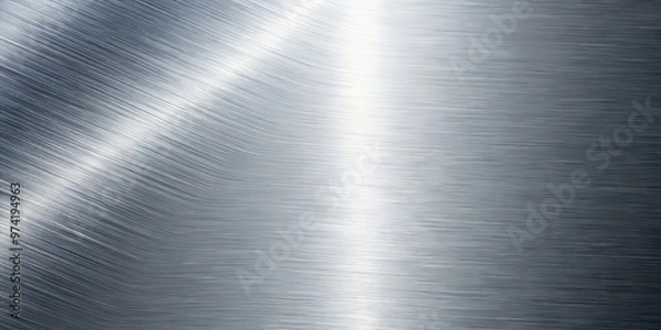 Fototapeta A shimmering silver hue adorns the surface, paired with a gentle brushstroke texture that exudes a subtle