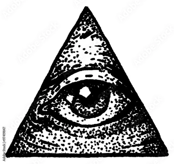 Obraz Eye Doodle Illustration