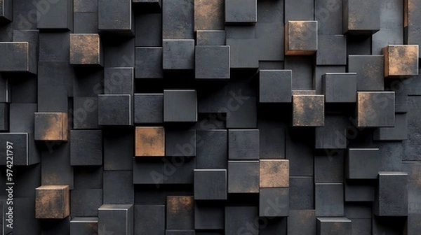 Fototapeta Abstract Fluid 3D Design