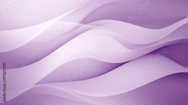 Fototapeta Beautiful light purple background with subtle gradients and smooth finish, providing a calming and elegant canvas for design projects