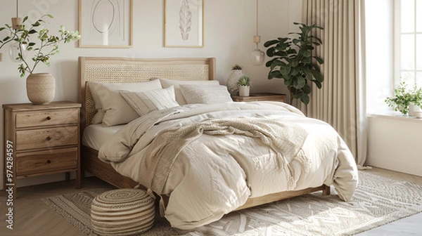 Fototapeta stean2001__A_Scandinavian_bedroom_with_sle-48D2F.jpg