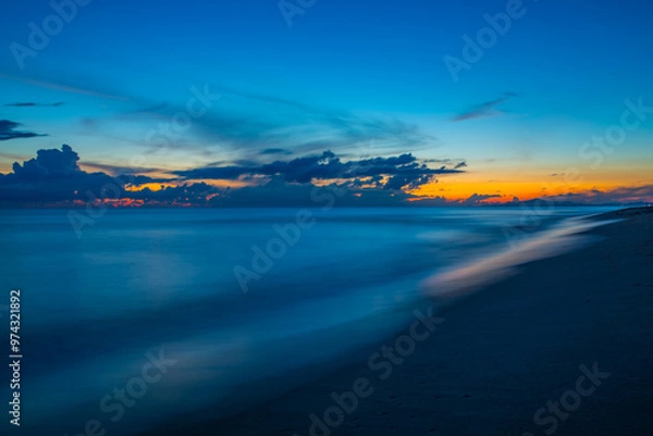 Obraz sunrise over the river