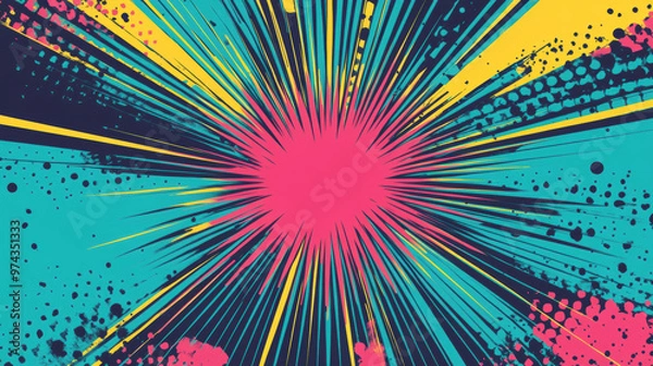 Fototapeta Abstract Splash Background.