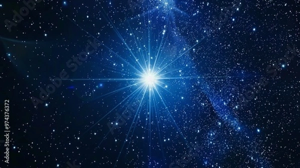 Fototapeta Radiant Starry Night Sky Glimmering Cosmos of Wonder and Discovery Celestial Beauty and Infinite Possibilities