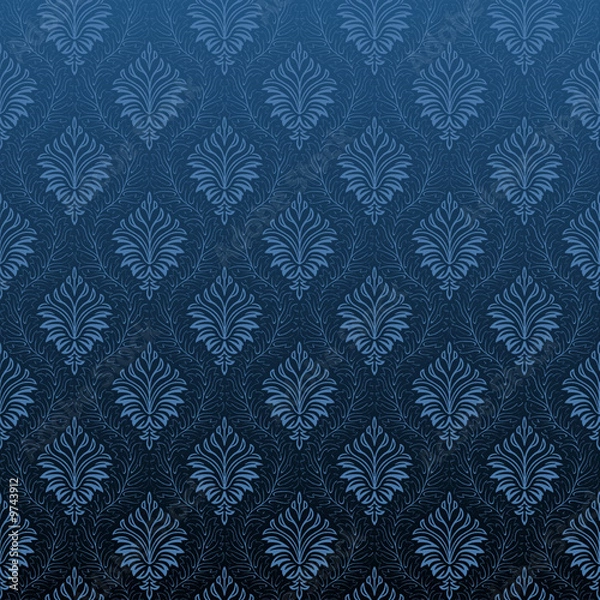 Obraz Seamless Damask wallpaper