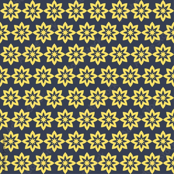 Fototapeta pattern with yellow flowers