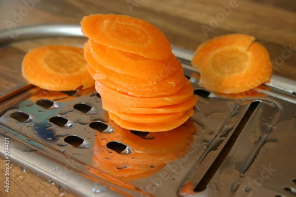 Obraz lamelles de carottes