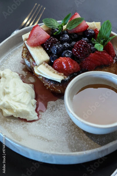 Obraz Tostada francesa con miel