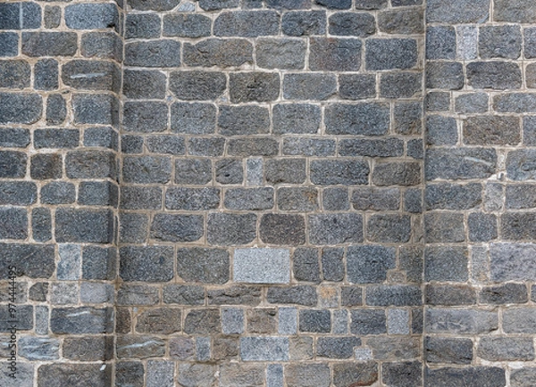 Obraz Detailed Textured Surface Stone Wall Artistic Design Elements