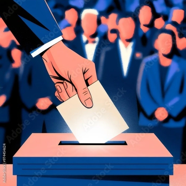 Fototapeta Vote right 