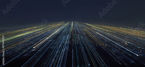 Obraz Abstract Light City Speed Motion