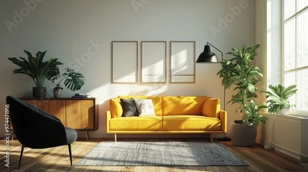 Obraz modern living room