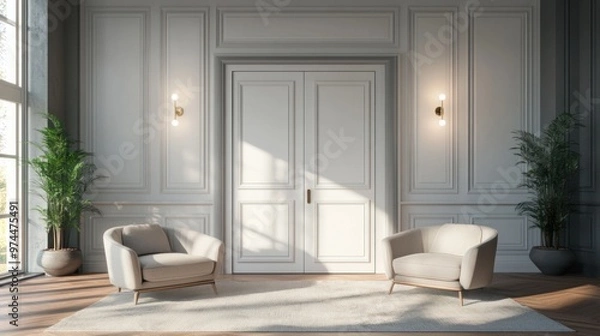 Fototapeta modern living room