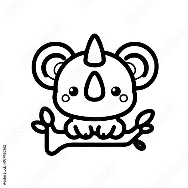 Fototapeta コアラサイ002 Generative AI