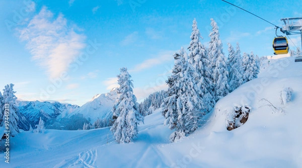 Obraz Morning mountain landscape.