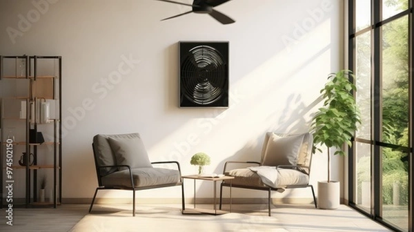 Fototapeta sleek box fan
