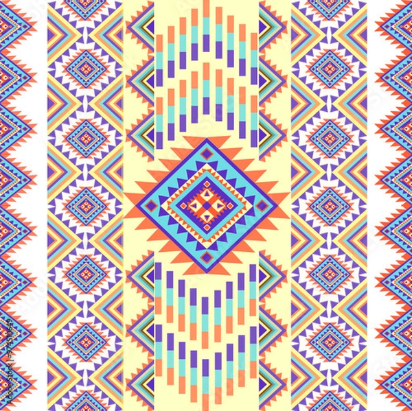 Fototapeta seamless pattern with elements