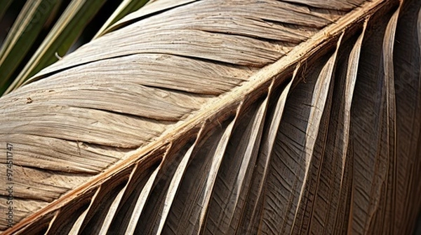 Fototapeta close palm tree shape