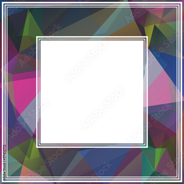 Fototapeta multicolored abstract border
