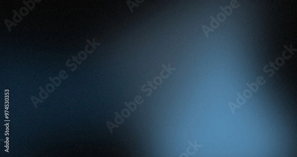 Obraz Abstract Black and Blue Mesh Gradient Background Noise