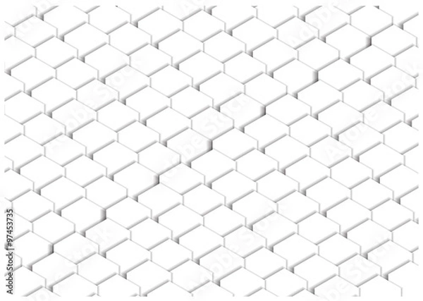 Fototapeta 3D cubes background