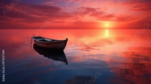 Fototapeta calm waters edge