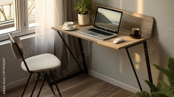 Fototapeta practical folding table