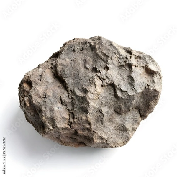 Obraz stony on white background