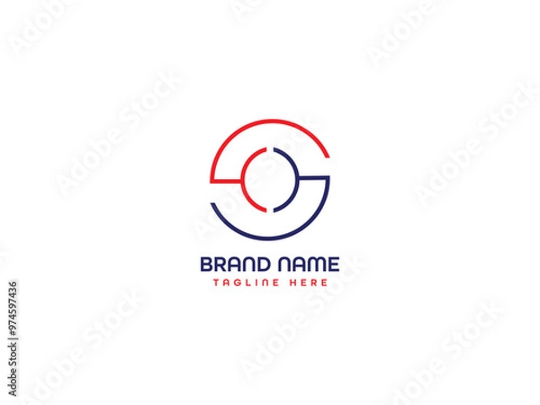 Obraz letter logo design