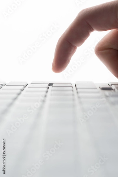 Obraz Eingabetaste drücken