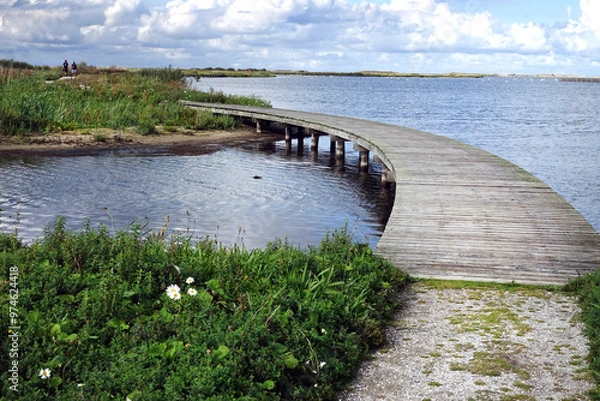 Fototapeta Landscape of the Dutch Markerwadden
