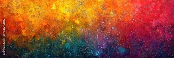 Fototapeta Vibrant abstract artwork featuring a stunning blend of colors, perfect for adding energy and creativity to any space.