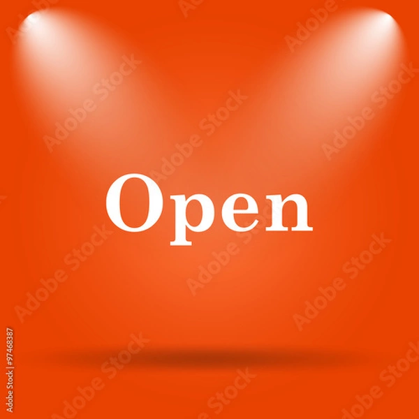 Fototapeta Open icon