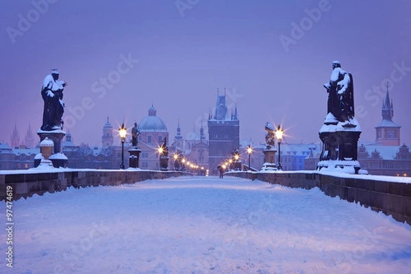 Obraz Czech Republic, Pague, Charles Bridge