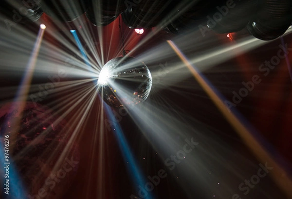Fototapeta Disco ball light