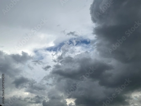 Fototapeta Cloudscape has been developing in gorgeous form. The cloudscape has been developing in gorgeous form.