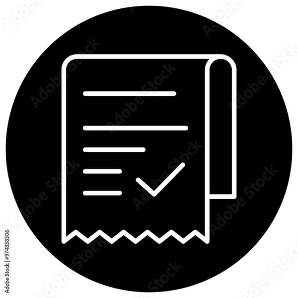 Fototapeta A checklist with checkmarks indicating completed tasks.