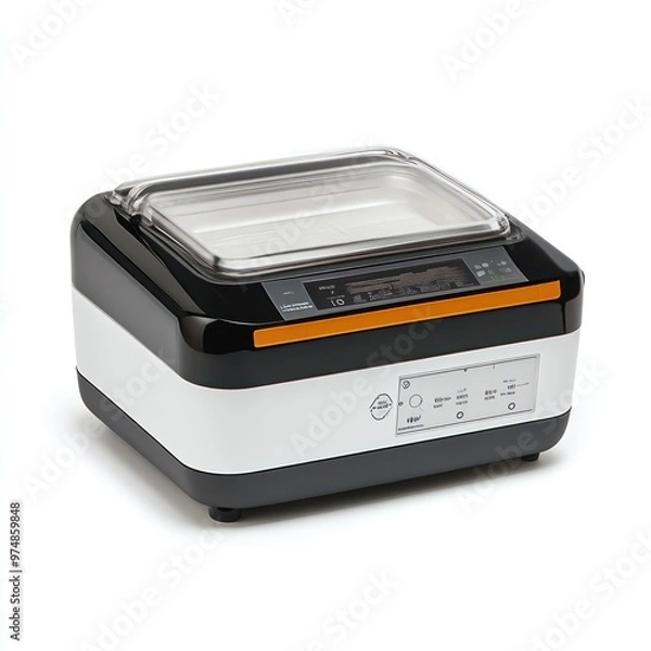 Fototapeta A photo of a sous vide machine, isolate on white background