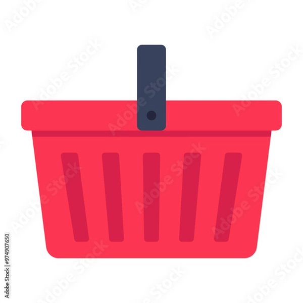 Obraz A creative design icon of shopping basket
