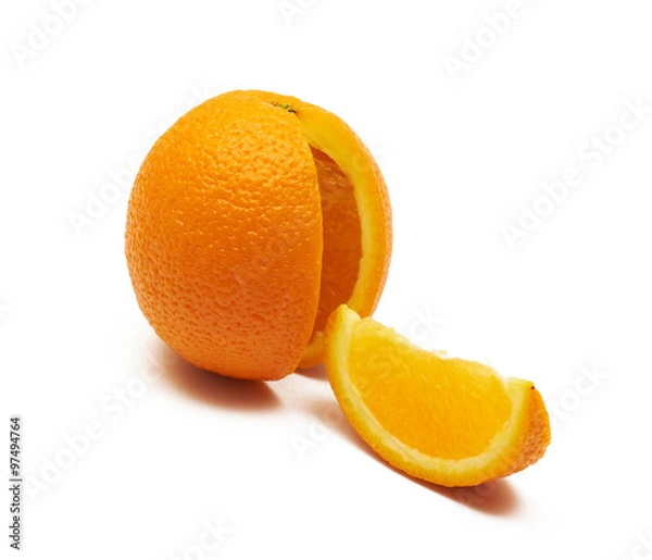 Fototapeta Orange and slice