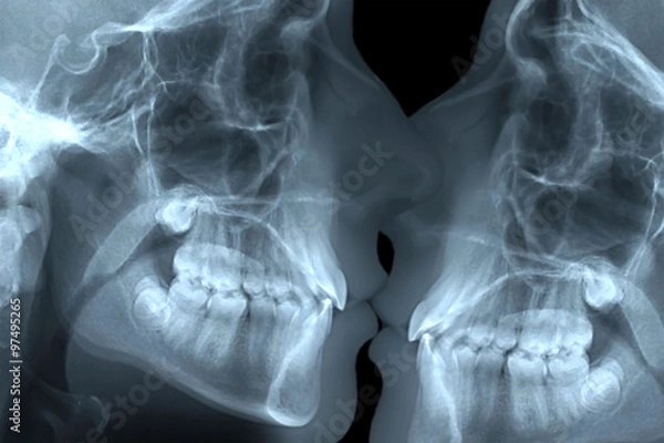 Fototapeta bacio radiografia dentale