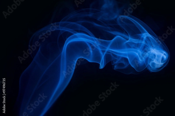 Obraz blue smoke 001