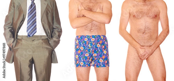 Fototapeta Three men